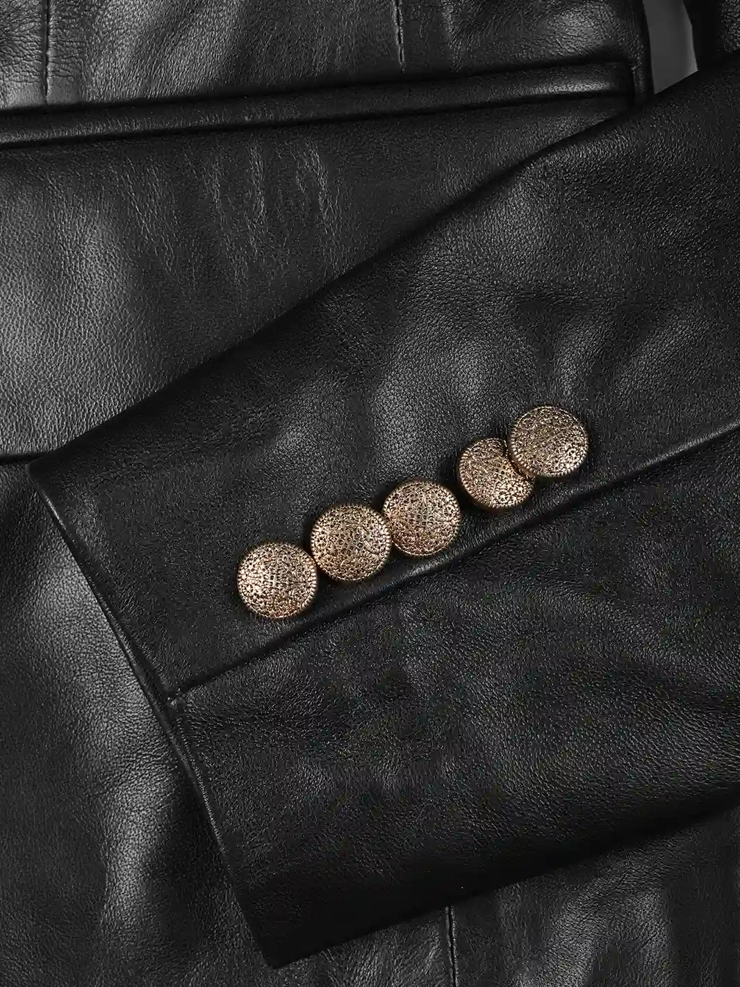 womens real leather blazer 