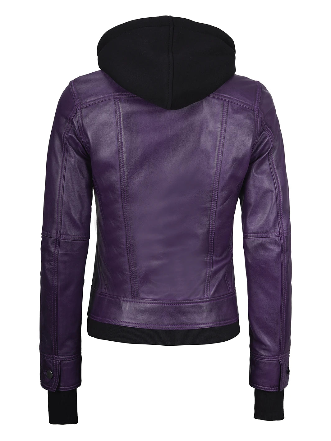 hooded jacket purple