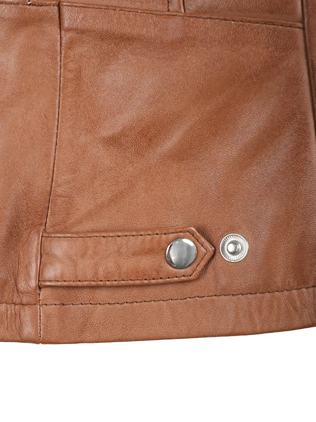 tan color womens leather jacket